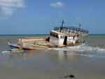 Barco encallado, Foto 1