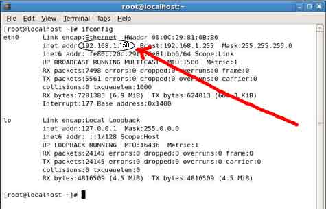 Cómo conocer la IP interna de nuestro Linux con ifconfig